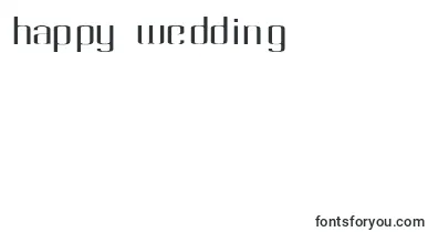 PecotLight font – happy Wedding Day Fonts